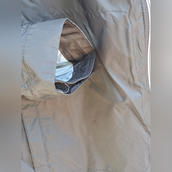 COLUMBIA Windbreaker Nylon Hooded Black Vented Switchback Rain Jacket Size XXL - Picture 4 of 11